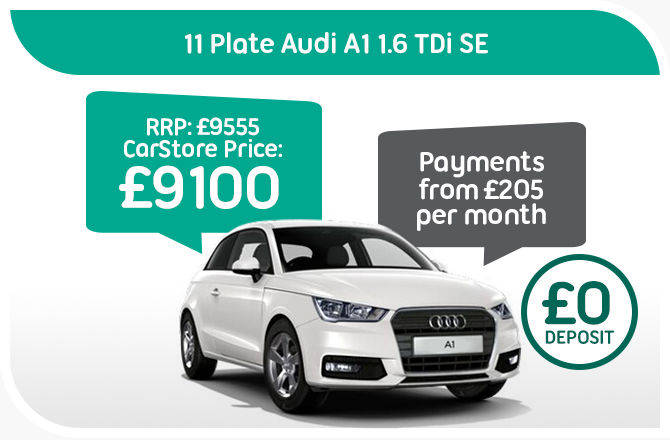 11 Plate Audi A1 1.6 TDI SE 3dr